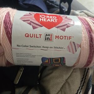 Red Heart Pink Yarn
